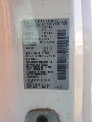 3N63M0YN1FK723016 Chevrolet City Express Ls