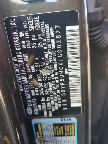 5XYP5DHCXLG002827 KIA Telluride Sx