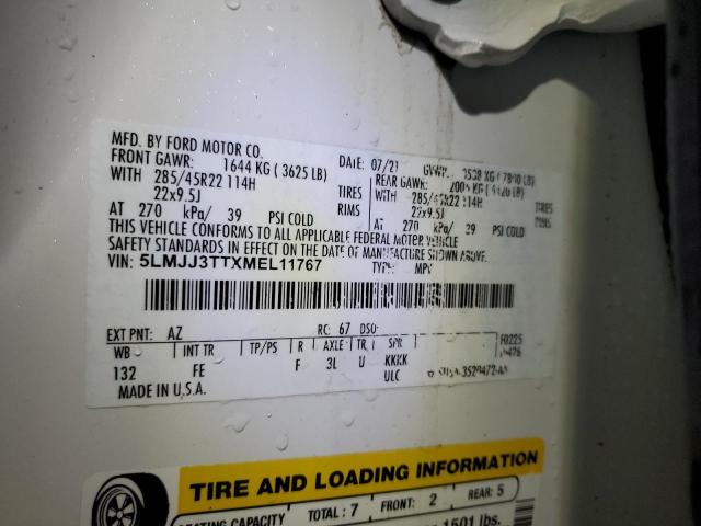 5LMJJ3TTXMEL11767 Lincoln Navigator L Black Label