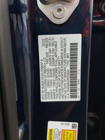 7FARS6H53PE028542 Honda Cr-v Sport