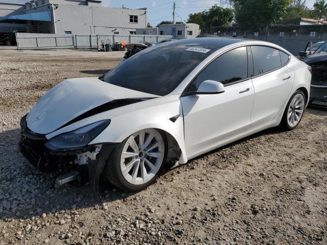 2022 Tesla Model 3 მანქანა იყიდება აუქციონზე, vin: 5YJ3E1EA4NF342663, აუქციონის ნომერი: 46247374
