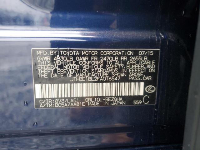 JTHBE1BL2FA016547 Lexus GS 350