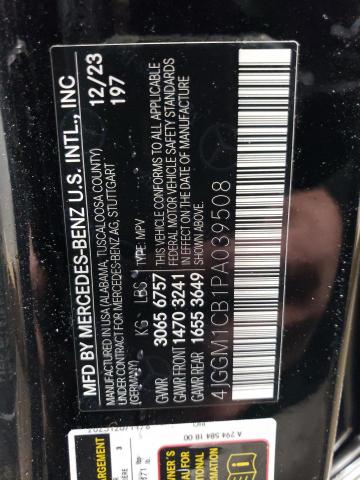 4JGGM1CB1PA039508 Mercedes-Benz Eqe Suv 350 4matic