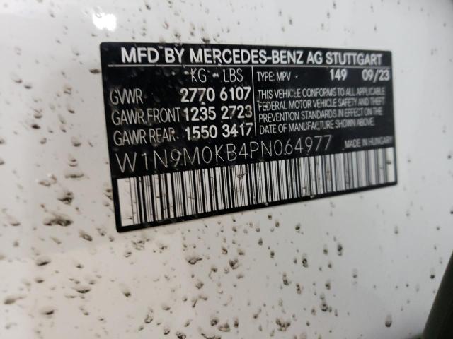 W1N9M0KB4PN064977 Mercedes-Benz Eqb 300 4matic