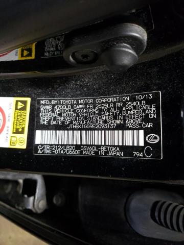 JTHBK1GG9E2093137 Lexus ES 350