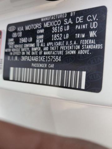 3KPA24AB1KE157584 KIA RIO S