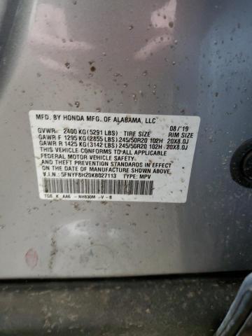 5FNYF8H20KB027113 Honda Passport Sport