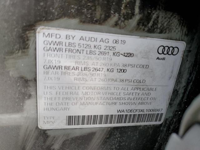 WA1DECF3XL1006967 Audi Q3 Premium S Line