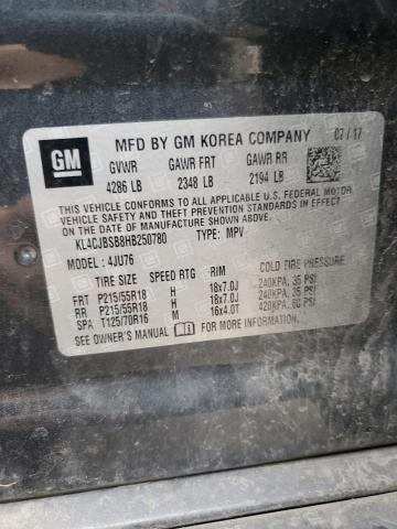 KL4CJBSB8HB250780 Buick Encore Preferred Ii
