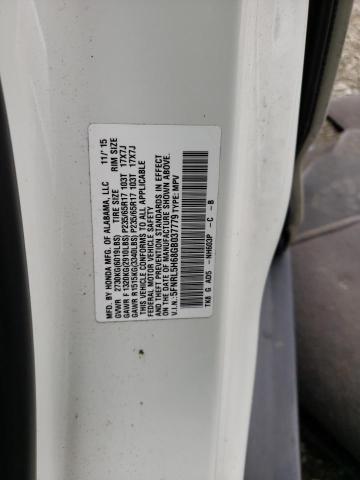 5FNRL5H68GB037779 Honda ODYSSEY EXL