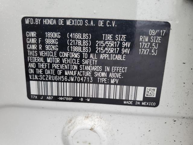 3CZRU6H56JM704713 Honda HR-V EX