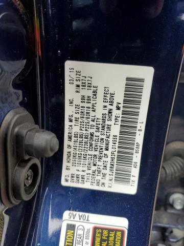 5J6RM3H93FL014556 Honda Cr-v Touring