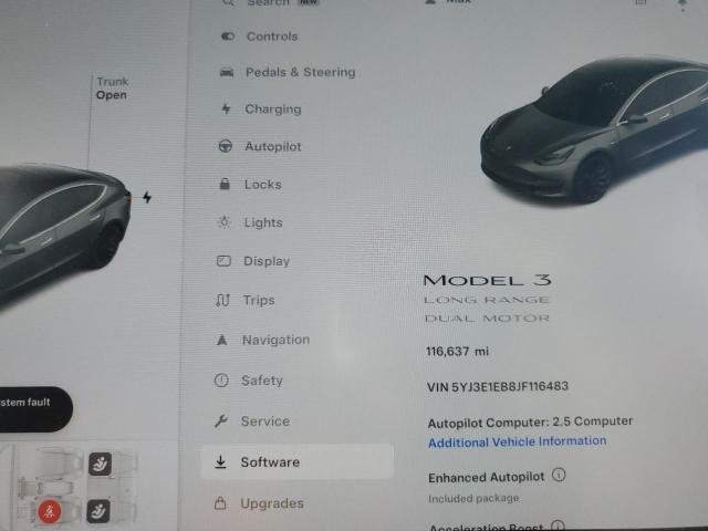 5YJ3E1EB8JF116483 Tesla MODEL 3