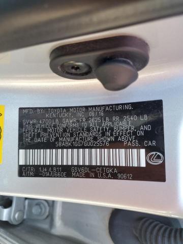 58ABK1GG7GU025576 Lexus ES 350