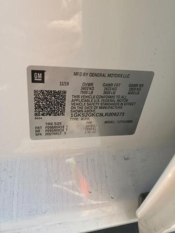 1GKS2GKC5LR209273 GMC Yukon Xl K1500 Slt