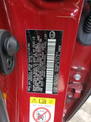 58ABK1GG2JU104693 Lexus ES 350