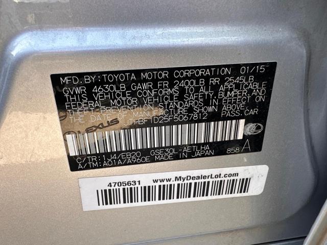 JTHBF1D25F5067812 Lexus IS 250