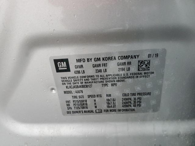 KL4CJASB4KB838127 Buick Encore Preferred