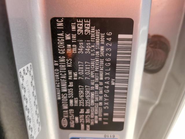 5XYPG4A3XLG623246 KIA SORENTO L