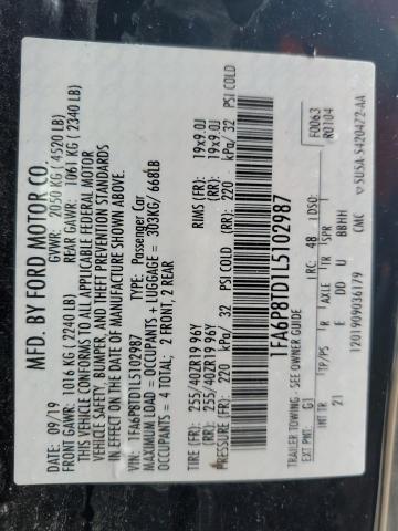 1FA6P8TD1L5102987 Ford Mustang