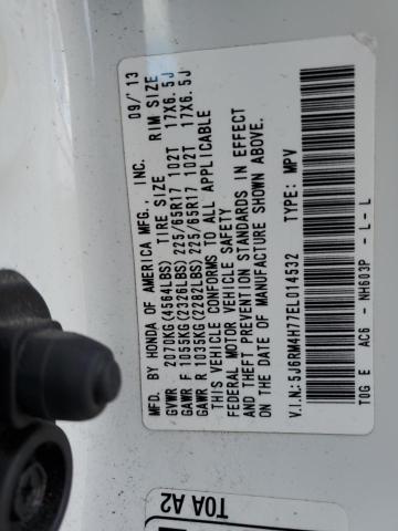 5J6RM4H77EL014532 Honda CR-V EXL