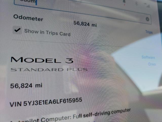 5YJ3E1EA6LF615955 Tesla MODEL 3