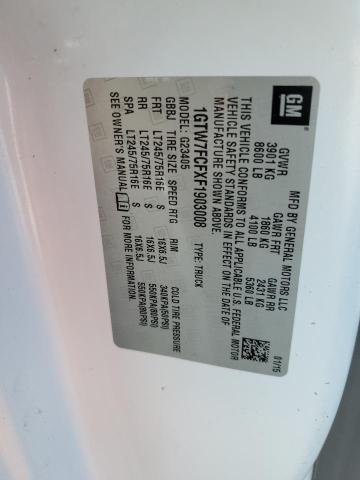 1GTW7FCFXF1903008 GMC Savana G2500