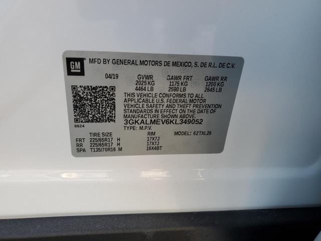 3GKALMEV6KL349052 GMC Terrain Sle