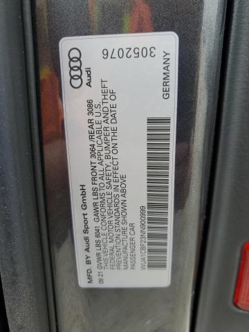 WUA1CBF23NN900999 Audi RS6