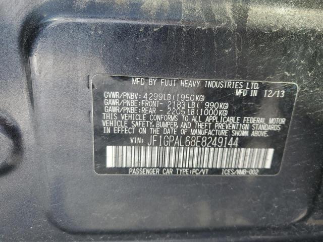 JF1GPAL68E8249144 Subaru Impreza Sport Premium