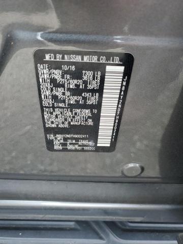 JN8AY2ND7H9002411 Nissan ARMADA SV