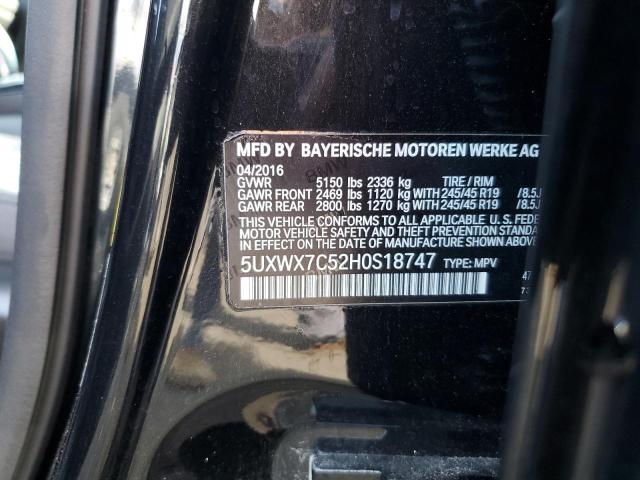 5UXWX7C52H0S18747 BMW X3 Xdrive35i