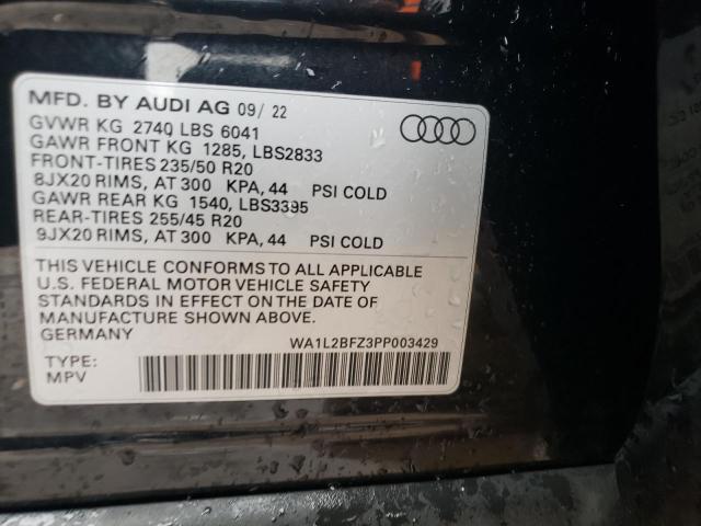WA1L2BFZ3PP003429 Audi Q4 E-tron Premium Plus
