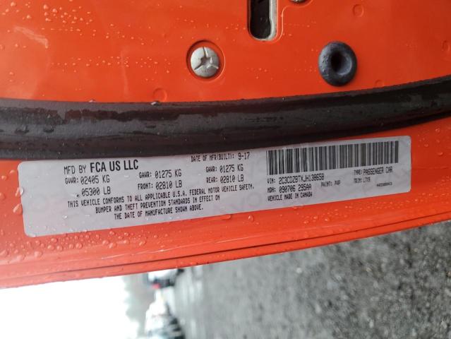 2C3CDZBTXJH138658 Dodge Challenger R/t