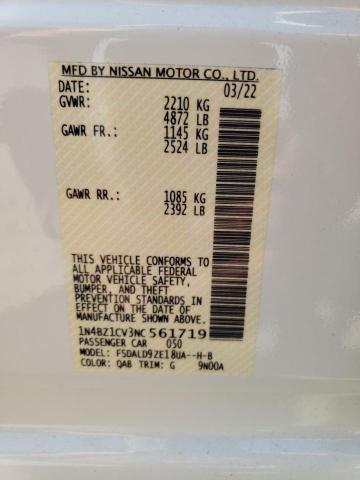 1N4BZ1CV3NC561719 Nissan Leaf Sv Plus