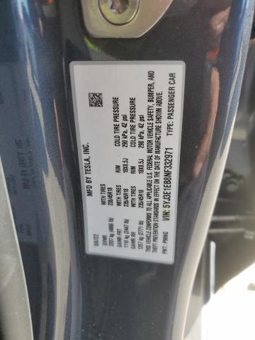 5YJ3E1EB8NF332971 Tesla MODEL 3