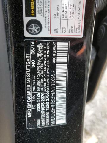 WDDZF4JB3HA110369 Mercedes-Benz E 300
