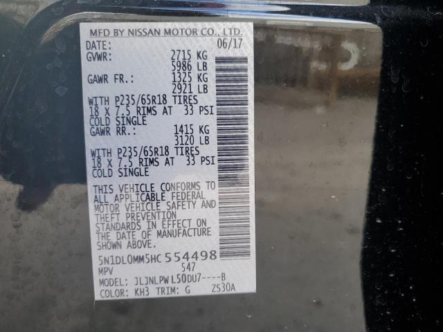 5N1DL0MM5HC554498 Infiniti QX60
