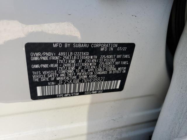 JF2SKAMC7NH498821 Subaru Forester Wilderness
