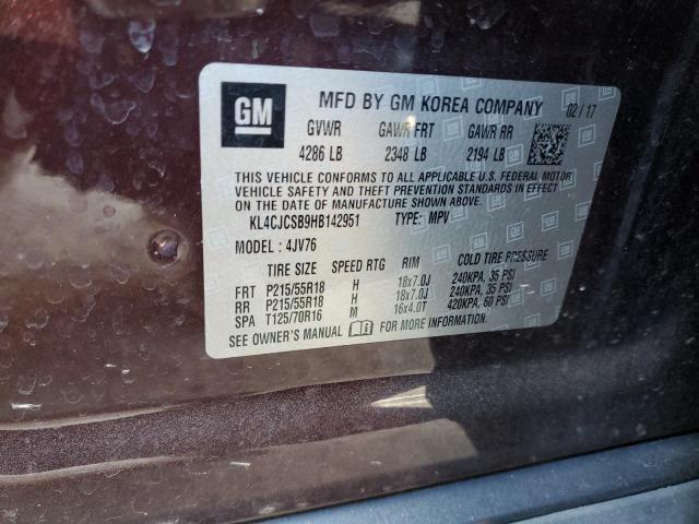 KL4CJCSB9HB142951 Buick Encore Essence