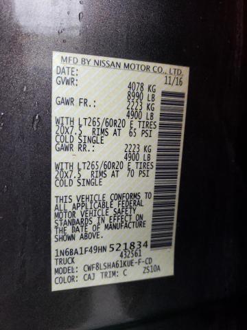 1N6BA1F49HN521834 Nissan Titan Xd Sl