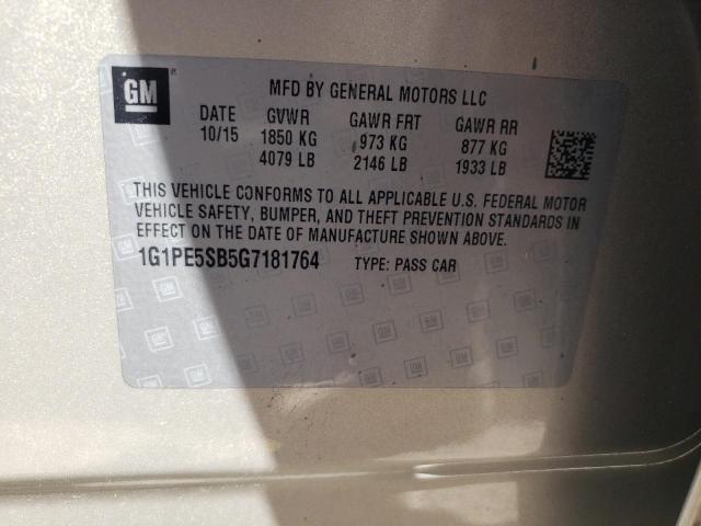 1G1PE5SB5G7181764 Chevrolet Cruze Limited Lt