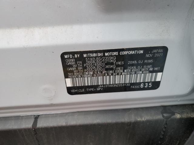 JA4J3TA83NZ053130 Mitsubishi Outlander Es