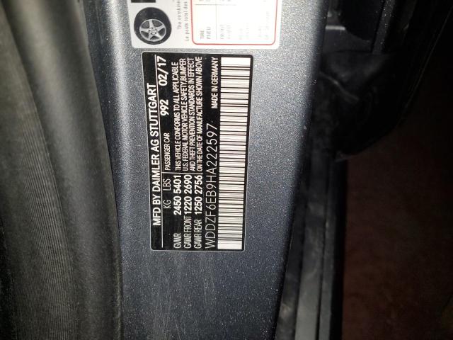 WDDZF6EB9HA222597 Mercedes-Benz E 43 4matic Amg