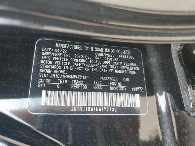 JN1BJ1BW4NW477132 Nissan Rogue Sport Sv