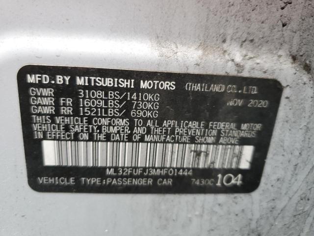 ML32FUFJ3MHF01444 Mitsubishi Mirage G4 Es