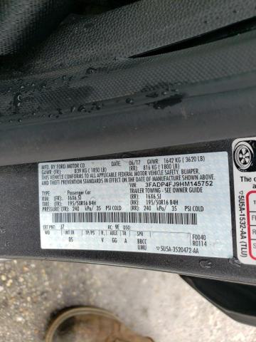 3FADP4FJ9HM145752 Ford Fiesta Titanium
