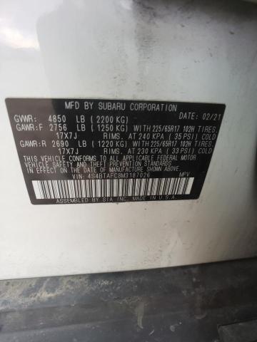4S4BTAFC8M3187026 Subaru Outback Premium