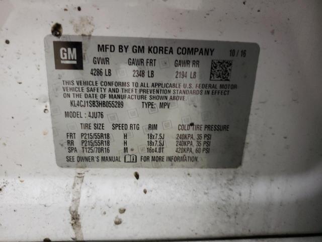 KL4CJ1SB3HB055289 Buick Encore Sport Touring