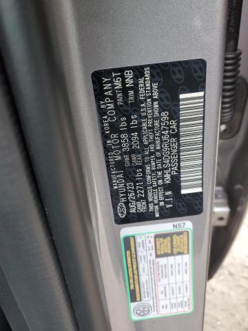 KMHLS4DG9RU647598 Hyundai ELANTRA SEL